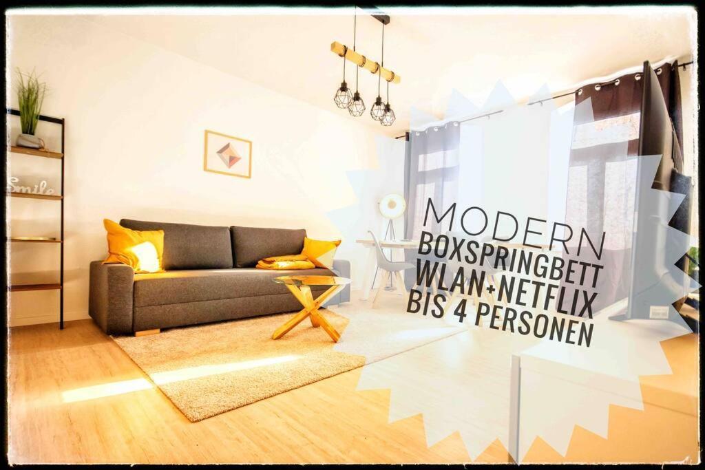 Super Lage Modern Boxspringbett *Netflix* Wlan* Appartement Chemnitz Buitenkant foto